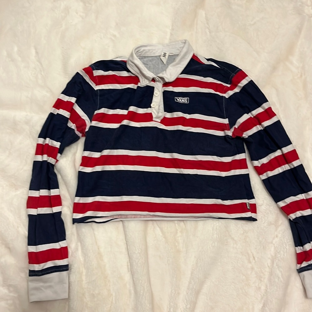 Vans long sleeve cropped top